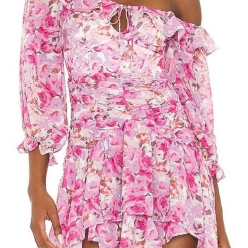 For Love & Lemons  Sofia Mini Dress- Small